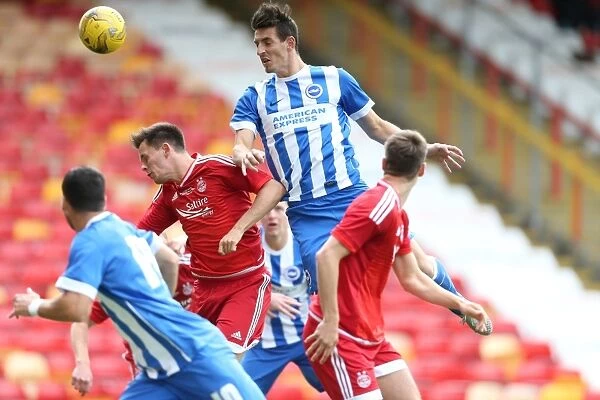 Brighton and Hove Albion vs Aberdeen: Pre-Season Clash at Pittodrie Stadium (26 / 07 / 2015) - Match Action