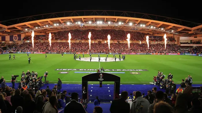 Framed Print : Brighton & Hove Albion vs AEK Athens: Europa League Battle at the Amex, September 21, 2023 Framed Print : Brighton & Hove Albion vs AEK Athens: Europa League Battle at the Amex, September 21, 2023