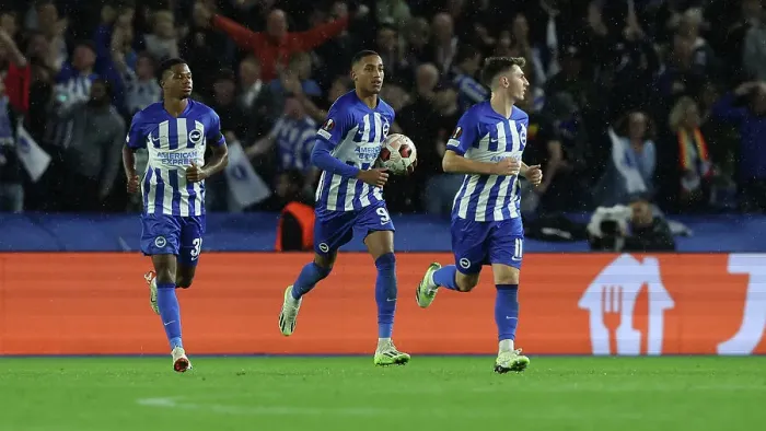 Framed Print : Brighton & Hove Albion vs AEK Athens: Europa League Group B Clash - September 21, 2023 Framed Print : Brighton & Hove Albion vs AEK Athens: Europa League Group B Clash - September 21, 2023