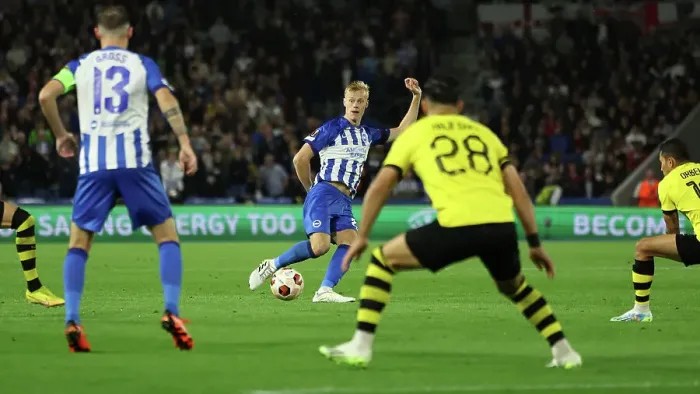 Framed Print : Brighton & Hove Albion vs AEK Athens: Europa League Group B Clash - September 21, 2023 Framed Print : Brighton & Hove Albion vs AEK Athens: Europa League Group B Clash - September 21, 2023