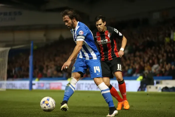 Framed Print : Brighton & Hove Albion vs AFC Bournemouth: Inigo Calderon in Action (Sky Bet Championship, 10APR15) Framed Print : Brighton & Hove Albion vs AFC Bournemouth: Inigo Calderon in Action (Sky Bet Championship, 10APR15)
