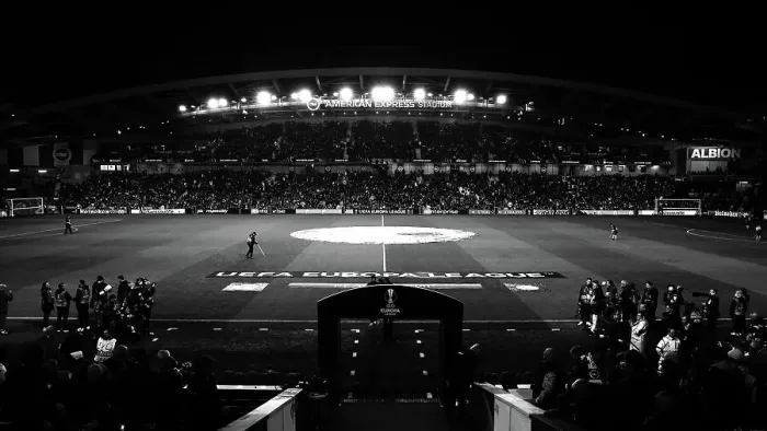 Framed Print : Brighton & Hove Albion vs. Ajax: Europa League Battle, October 2023 Framed Print : Brighton & Hove Albion vs. Ajax: Europa League Battle, October 2023