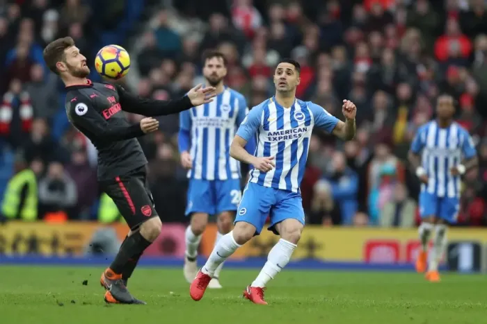 Framed Print : Brighton and Hove Albion vs Arsenal: Premier League Showdown at American Express Community Stadium (04MAR18) Framed Print : Brighton and Hove Albion vs Arsenal: Premier League Showdown at American Express Community Stadium (04MAR18)