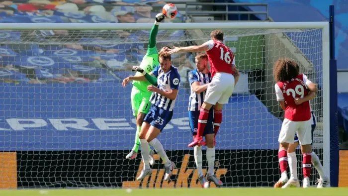 Framed Print : Brighton and Hove Albion vs Arsenal: Premier League Showdown at American Express Community Stadium (20JUN20) Framed Print : Brighton and Hove Albion vs Arsenal: Premier League Showdown at American Express Community Stadium (20JUN20)