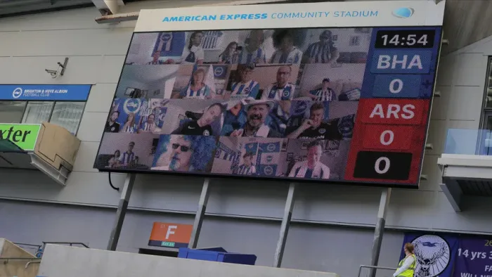 Framed Print : Brighton and Hove Albion vs Arsenal: Premier League Showdown at American Express Community Stadium (20JUN20) Framed Print : Brighton and Hove Albion vs Arsenal: Premier League Showdown at American Express Community Stadium (20JUN20)