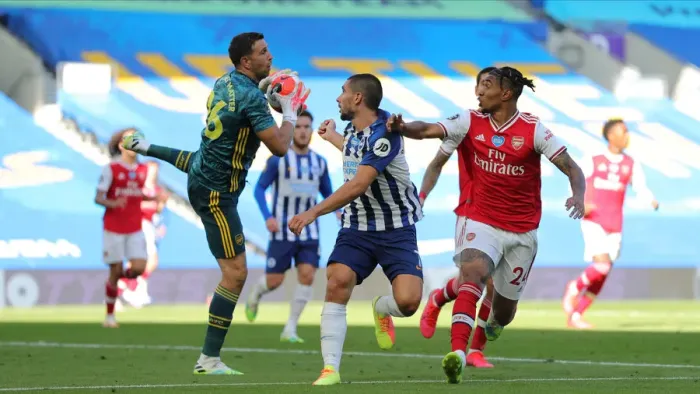 Framed Print : Brighton and Hove Albion vs Arsenal: Premier League Showdown at American Express Community Stadium (June 2020) Framed Print : Brighton and Hove Albion vs Arsenal: Premier League Showdown at American Express Community Stadium (June 2020)