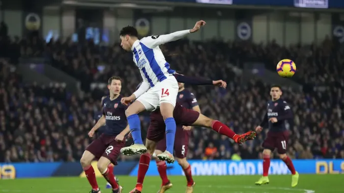 Framed Print : Brighton and Hove Albion vs. Arsenal: Premier League Battle at American Express Community Stadium (26DEC18) Framed Print : Brighton and Hove Albion vs. Arsenal: Premier League Battle at American Express Community Stadium (26DEC18)