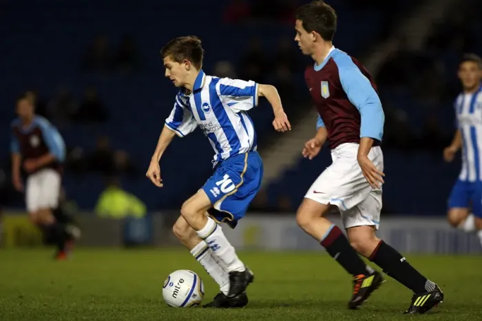 Framed Print : Brighton & Hove Albion vs. Aston Villa: 2011-12 FA Youth Cup Home Game Highlights