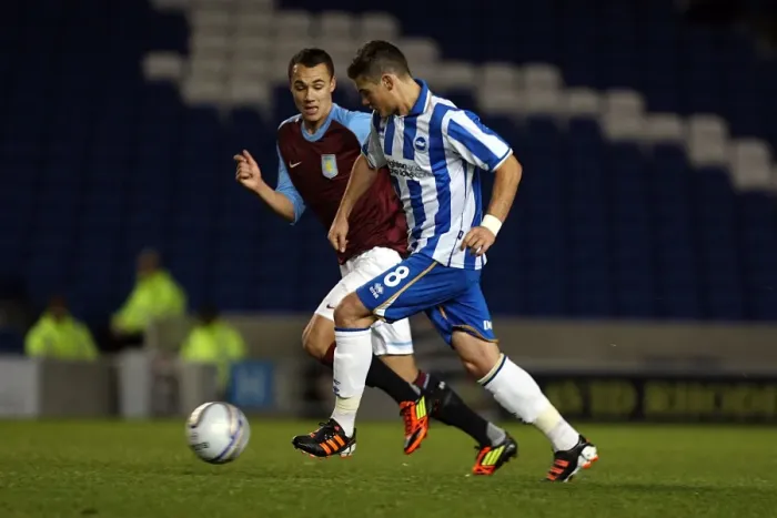 Framed Print : Brighton & Hove Albion vs. Aston Villa: 2011-12 FA Youth Cup Home Game Highlights Framed Print : Brighton & Hove Albion vs. Aston Villa: 2011-12 FA Youth Cup Home Game Highlights