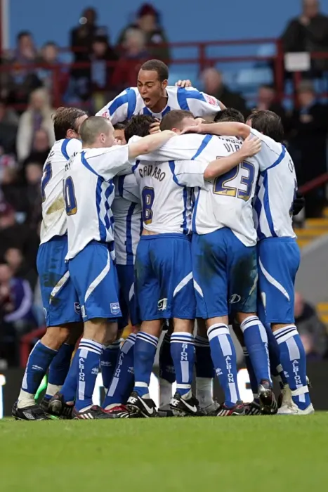 Framed Print : Brighton & Hove Albion vs. Aston Villa (FA Cup, 2009-10) - Away Game