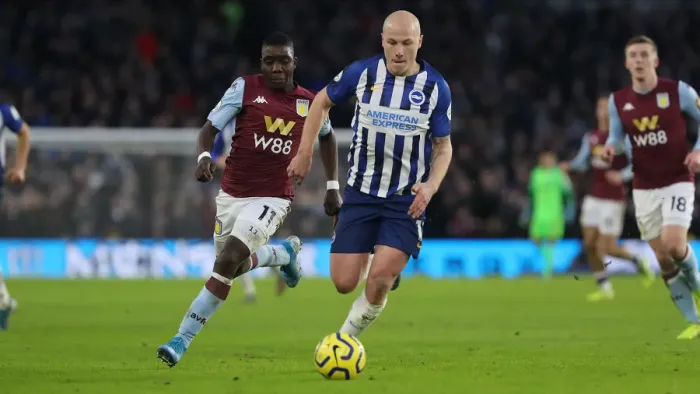 Framed Print : Brighton and Hove Albion vs. Aston Villa: January Showdown in the Premier League (18th Jan 2020)
