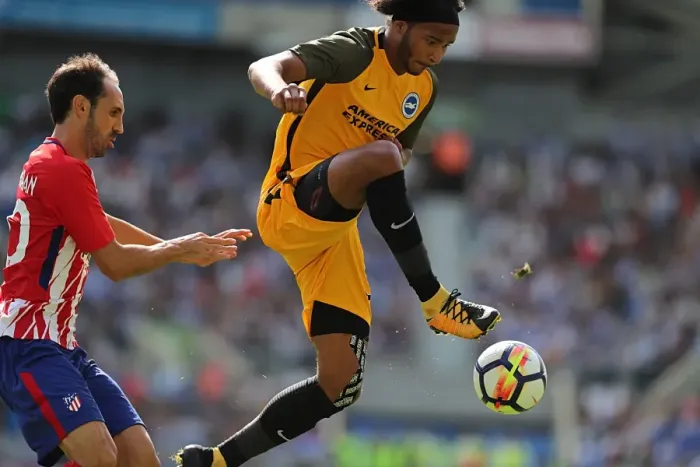 Framed Print : Brighton & Hove Albion vs Atletico Madrid: Isaiah Brown's Action-Packed Performance (06AUG17) Framed Print : Brighton & Hove Albion vs Atletico Madrid: Isaiah Brown's Action-Packed Performance (06AUG17)