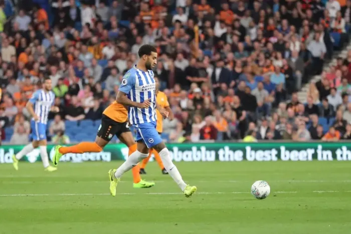 Framed Print : Brighton and Hove Albion vs Barnet: EFL Cup Clash at American Express Community Stadium (22nd August 2017) Framed Print : Brighton and Hove Albion vs Barnet: EFL Cup Clash at American Express Community Stadium (22nd August 2017)