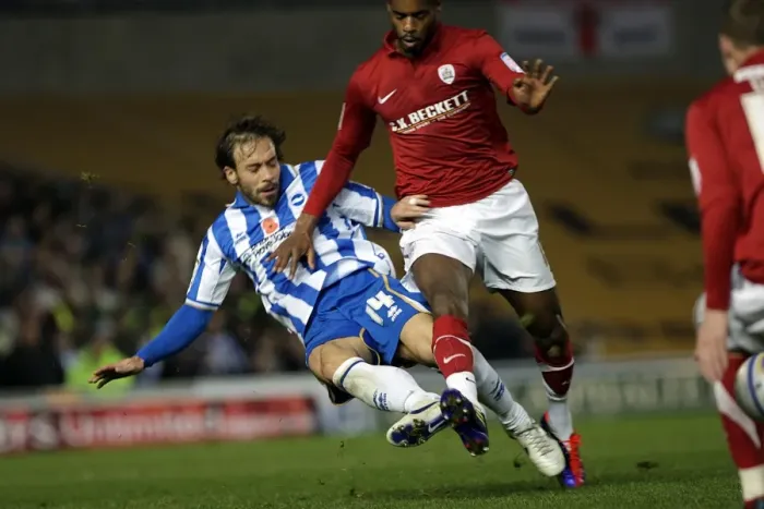 Framed Print : Brighton & Hove Albion vs Barnsley (2011-12): Home Game Highlights