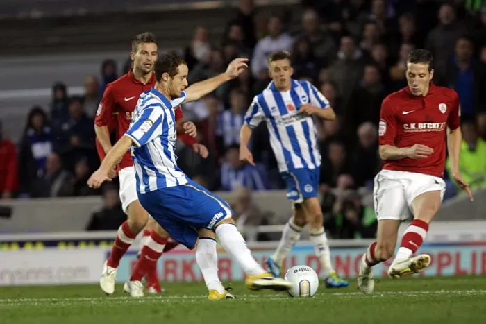 Framed Print : Brighton & Hove Albion vs Barnsley (2011-12): A Successful Home Victory - 06-11-11 Framed Print : Brighton & Hove Albion vs Barnsley (2011-12): A Successful Home Victory - 06-11-11