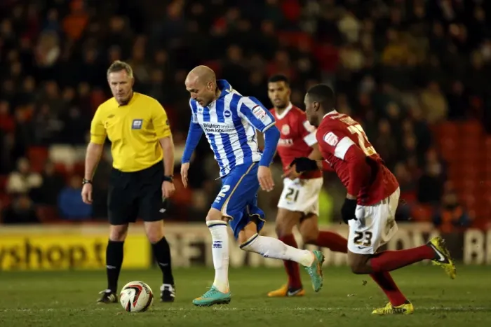 Framed Print : Brighton & Hove Albion vs Barnsley: Away Game, March 12, 2013 Framed Print : Brighton & Hove Albion vs Barnsley: Away Game, March 12, 2013