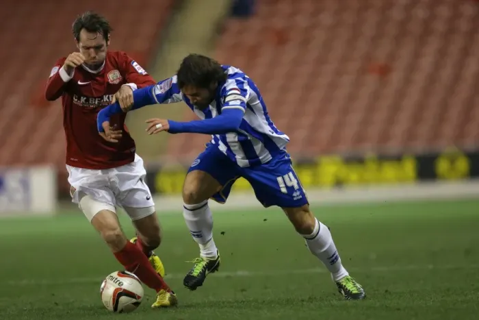 Framed Print : Brighton & Hove Albion vs Barnsley: Away Game - March 12, 2013 (Season 2012-13)