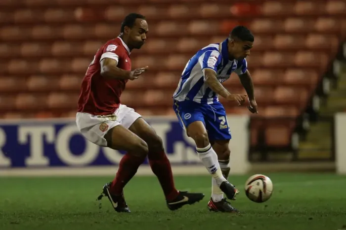 Framed Print : Brighton & Hove Albion vs Barnsley: Away Game - March 12, 2013 (Season 2012-13)