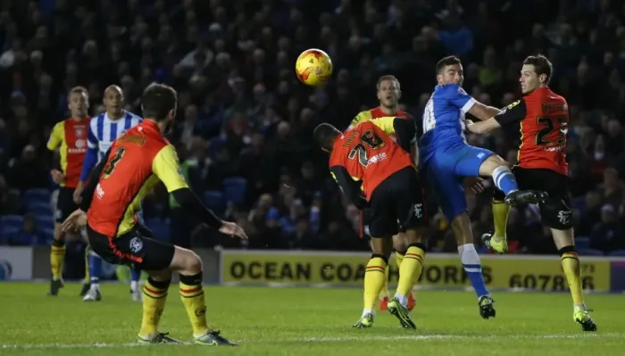 Framed Print : Brighton and Hove Albion vs Birmingham City: Sky Bet Championship Showdown at American Express Community Stadium (Nov 2015) Framed Print : Brighton and Hove Albion vs Birmingham City: Sky Bet Championship Showdown at American Express Community Stadium (Nov 2015)