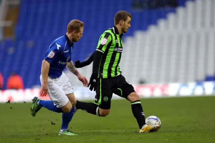 Framed Print : Brighton & Hove Albion vs. Birmingham City: 2012-13 Away Game Framed Print : Brighton & Hove Albion vs. Birmingham City: 2012-13 Away Game