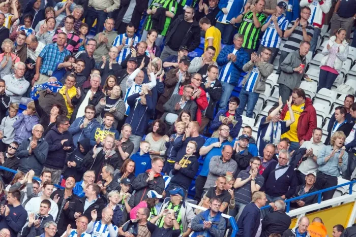Framed Print : Brighton & Hove Albion vs. Birmingham City: Away Game (August 17, 2013)