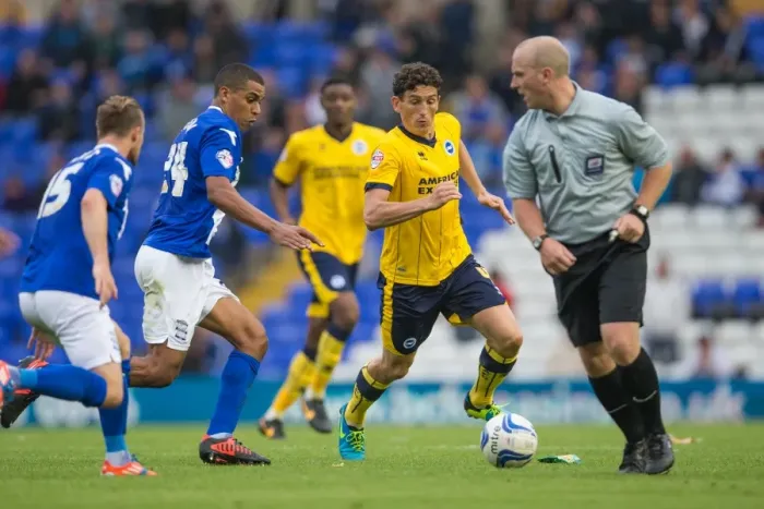 Framed Print : Brighton & Hove Albion vs. Birmingham City: Away Game (August 17, 2013)
