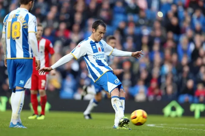 Framed Print : Brighton & Hove Albion vs. Blackburn Rovers (2013-14 Home Game) Framed Print : Brighton & Hove Albion vs. Blackburn Rovers (2013-14 Home Game)