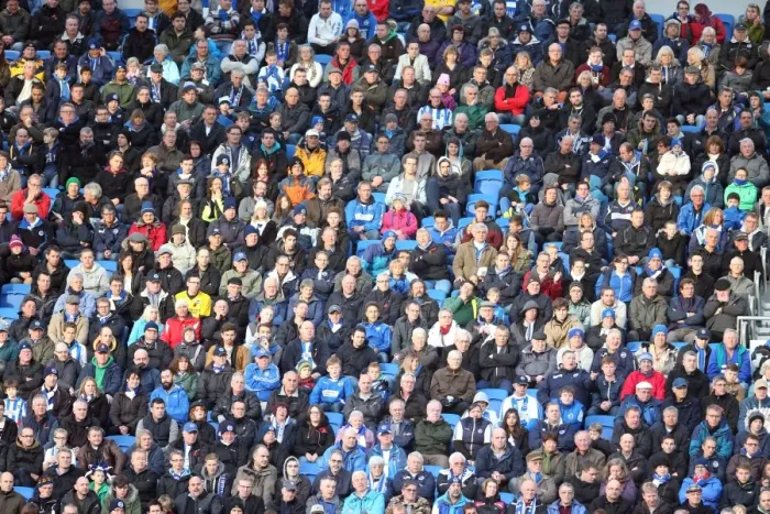 Framed Print : Brighton & Hove Albion vs. Blackburn Rovers (2013-14 Season): A Home Game Framed Print : Brighton & Hove Albion vs. Blackburn Rovers (2013-14 Season): A Home Game