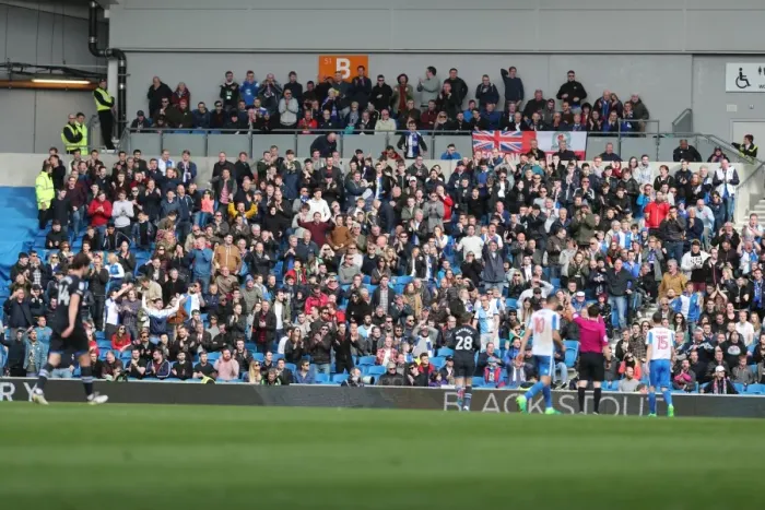 Framed Print : Brighton and Hove Albion vs. Blackburn Rovers: A Battle in the EFL Sky Bet Championship (01APR17)