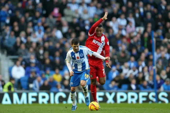 Framed Print : Brighton & Hove Albion vs. Blackburn Rovers (Home Game - 09-11-2013) Framed Print : Brighton & Hove Albion vs. Blackburn Rovers (Home Game - 09-11-2013)