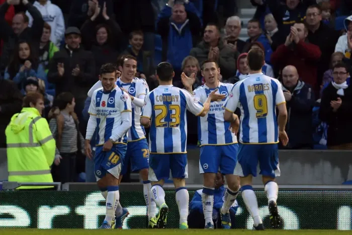 Framed Print : Brighton & Hove Albion vs. Blackburn Rovers (Home Game - 09-11-2013) Framed Print : Brighton & Hove Albion vs. Blackburn Rovers (Home Game - 09-11-2013)