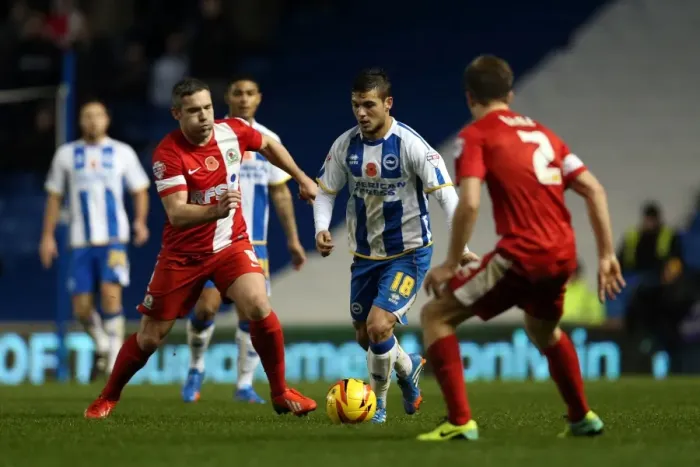 Framed Print : Brighton & Hove Albion vs. Blackburn Rovers (Home Game - 09-11-2013) - Season 2013-14 Framed Print : Brighton & Hove Albion vs. Blackburn Rovers (Home Game - 09-11-2013) - Season 2013-14