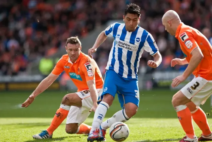 Framed Print : Brighton & Hove Albion vs. Blackpool: 2011-12 Away Game Highlights (Blackpool) Framed Print : Brighton & Hove Albion vs. Blackpool: 2011-12 Away Game Highlights (Blackpool)