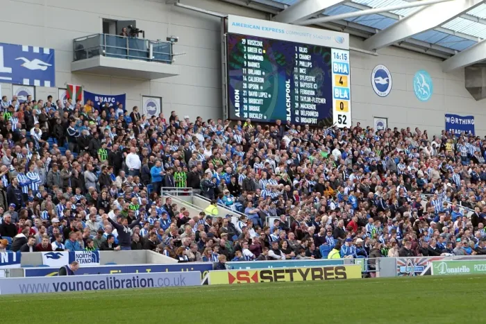 Framed Print : Brighton & Hove Albion vs. Blackpool (2012-13 Home Game) Framed Print : Brighton & Hove Albion vs. Blackpool (2012-13 Home Game)