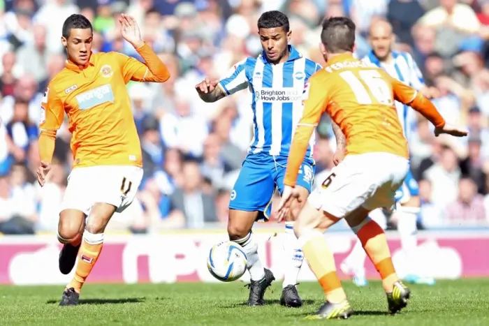 Framed Print : Brighton & Hove Albion vs. Blackpool: 2012-13 Home Game Framed Print : Brighton & Hove Albion vs. Blackpool: 2012-13 Home Game