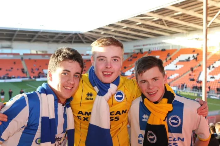 Framed Print : Brighton & Hove Albion vs. Blackpool: 2013-14 Away Game (December 29, 2013)
