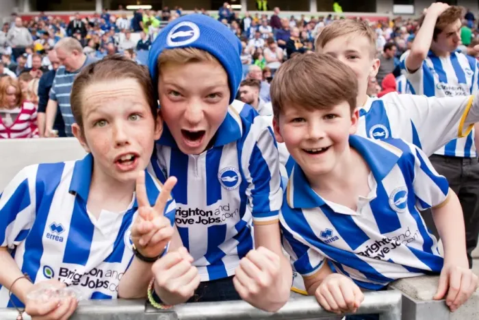 Framed Print : Brighton & Hove Albion vs. Blackpool: A 2013-14 Home Game (April 21)