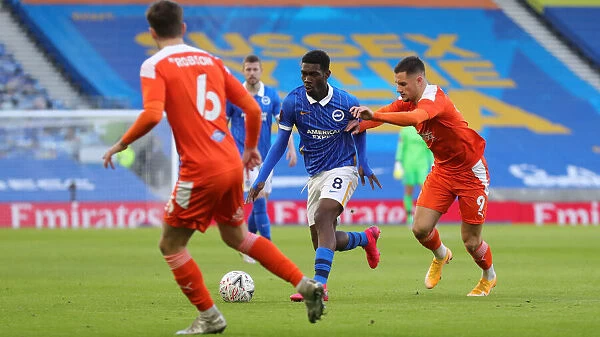 Brighton and Hove Albion vs. Blackpool: FA Cup Battle at American Express Community Stadium (23Jan21)