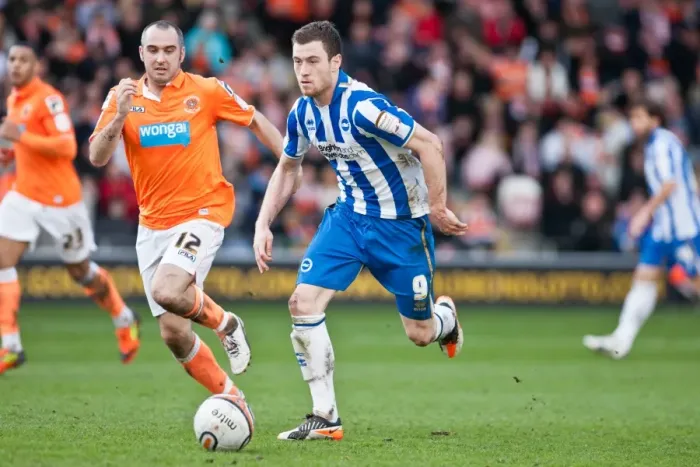 Framed Print : Brighton & Hove Albion vs. Blackpool: Away Game, March 19, 2012 (Season 2011-12) Framed Print : Brighton & Hove Albion vs. Blackpool: Away Game, March 19, 2012 (Season 2011-12)