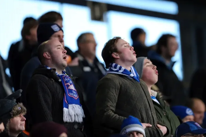 Framed Print : Brighton & Hove Albion vs. Blackpool: Away Game - December 29, 2013 (Season 2013-14)