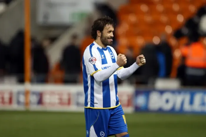 Framed Print : Brighton & Hove Albion vs. Blackpool: Away Game - December 29, 2013 (Season 2013-14) Framed Print : Brighton & Hove Albion vs. Blackpool: Away Game - December 29, 2013 (Season 2013-14)