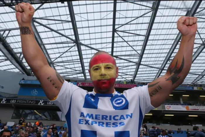 Framed Print : Brighton & Hove Albion vs. Bolton Wanderers (Spanish Day): 2013-14 Home Game