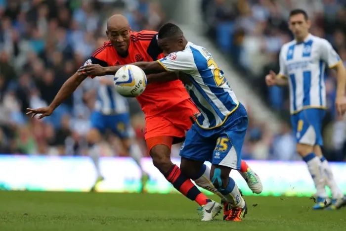 Framed Print : Brighton & Hove Albion vs. Bolton Wanderers (Spanish Day): 2013-14 Home Game
