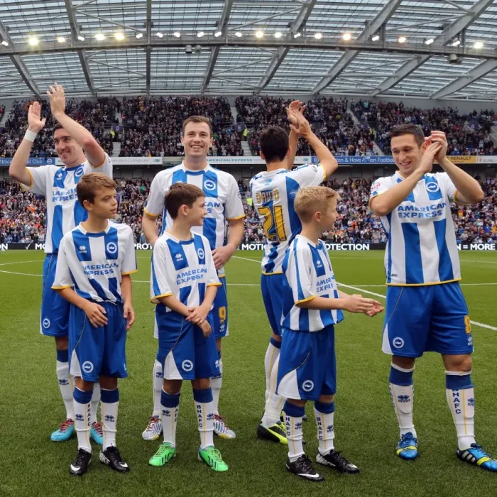 Framed Print : Brighton & Hove Albion vs. Bolton Wanderers (Spanish Day): 2013-14 Home Game