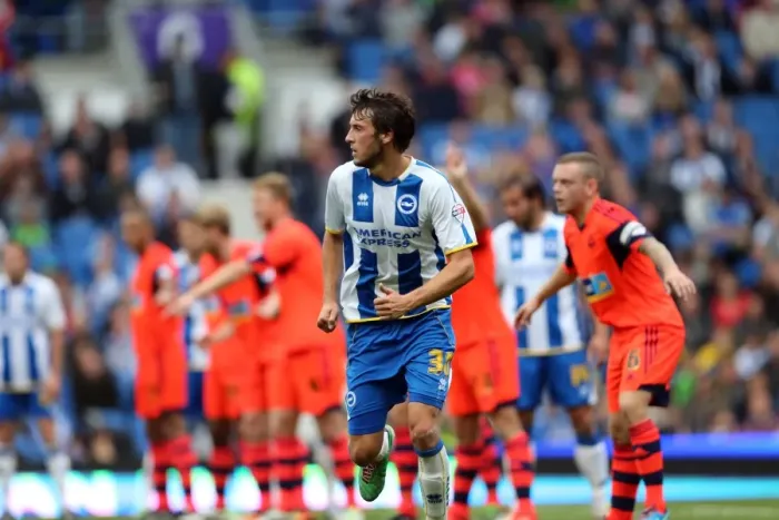 Framed Print : Brighton & Hove Albion vs. Bolton Wanderers (Spanish Day): 21-09-2013 - Home Game, Season 2013-14 Framed Print : Brighton & Hove Albion vs. Bolton Wanderers (Spanish Day): 21-09-2013 - Home Game, Season 2013-14
