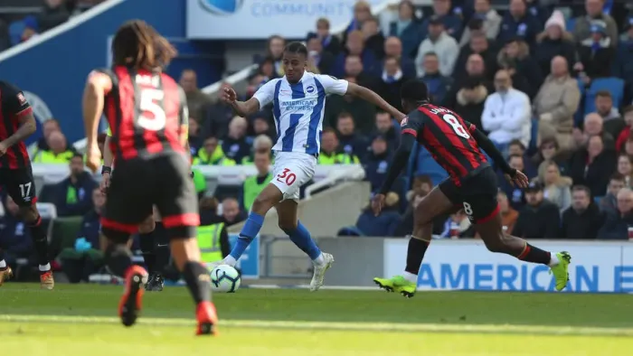 Framed Print : Brighton and Hove Albion vs Bournemouth: Premier League Showdown at American Express Community Stadium (13APR19) Framed Print : Brighton and Hove Albion vs Bournemouth: Premier League Showdown at American Express Community Stadium (13APR19)