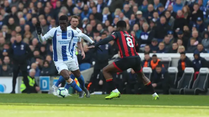 Framed Print : Brighton and Hove Albion vs Bournemouth: Premier League Showdown at American Express Community Stadium (13APR19) Framed Print : Brighton and Hove Albion vs Bournemouth: Premier League Showdown at American Express Community Stadium (13APR19)