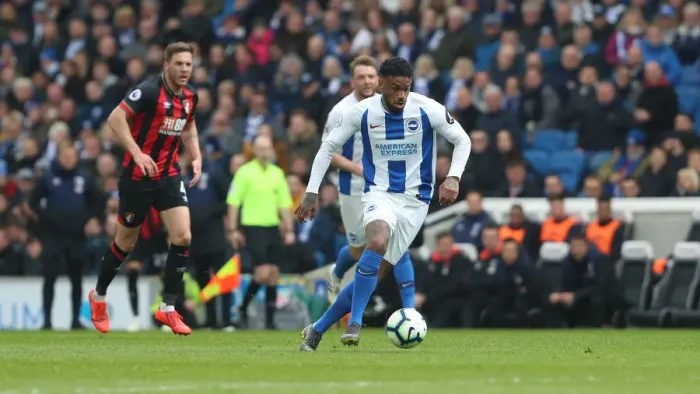 Framed Print : Brighton and Hove Albion vs Bournemouth: Premier League Battle at American Express Community Stadium (13APR19)