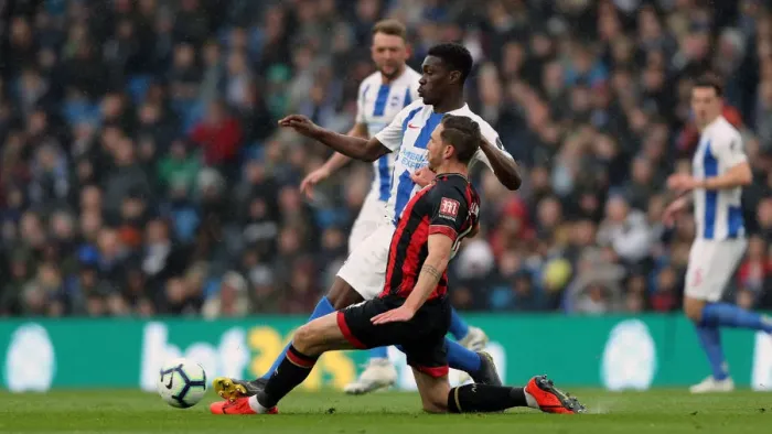 Framed Print : Brighton and Hove Albion vs Bournemouth: Premier League Showdown at American Express Community Stadium (13APR19) Framed Print : Brighton and Hove Albion vs Bournemouth: Premier League Showdown at American Express Community Stadium (13APR19)