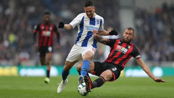 Framed Print : Brighton and Hove Albion vs Bournemouth: Premier League Showdown at American Express Community Stadium (13APR19) Framed Print : Brighton and Hove Albion vs Bournemouth: Premier League Showdown at American Express Community Stadium (13APR19)